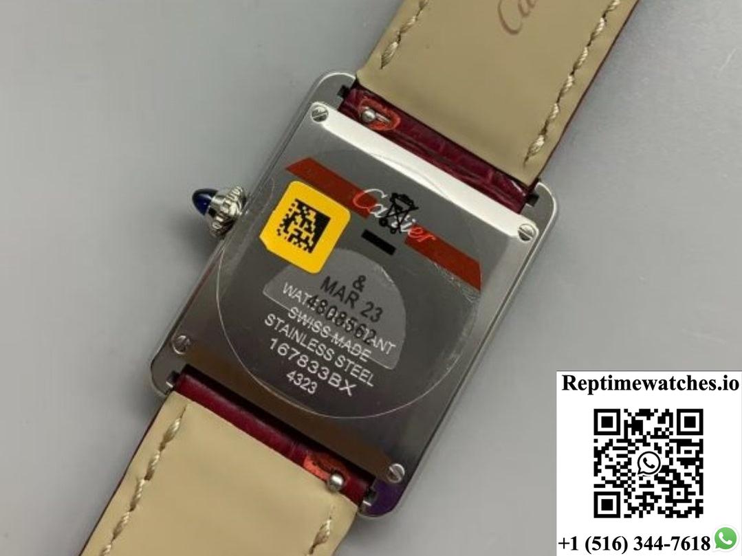 Cartier Tank WSTA0054 F1 Factory Square Dial