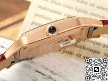 Cartier Santos WJSA0018 AF factory diamond bezel