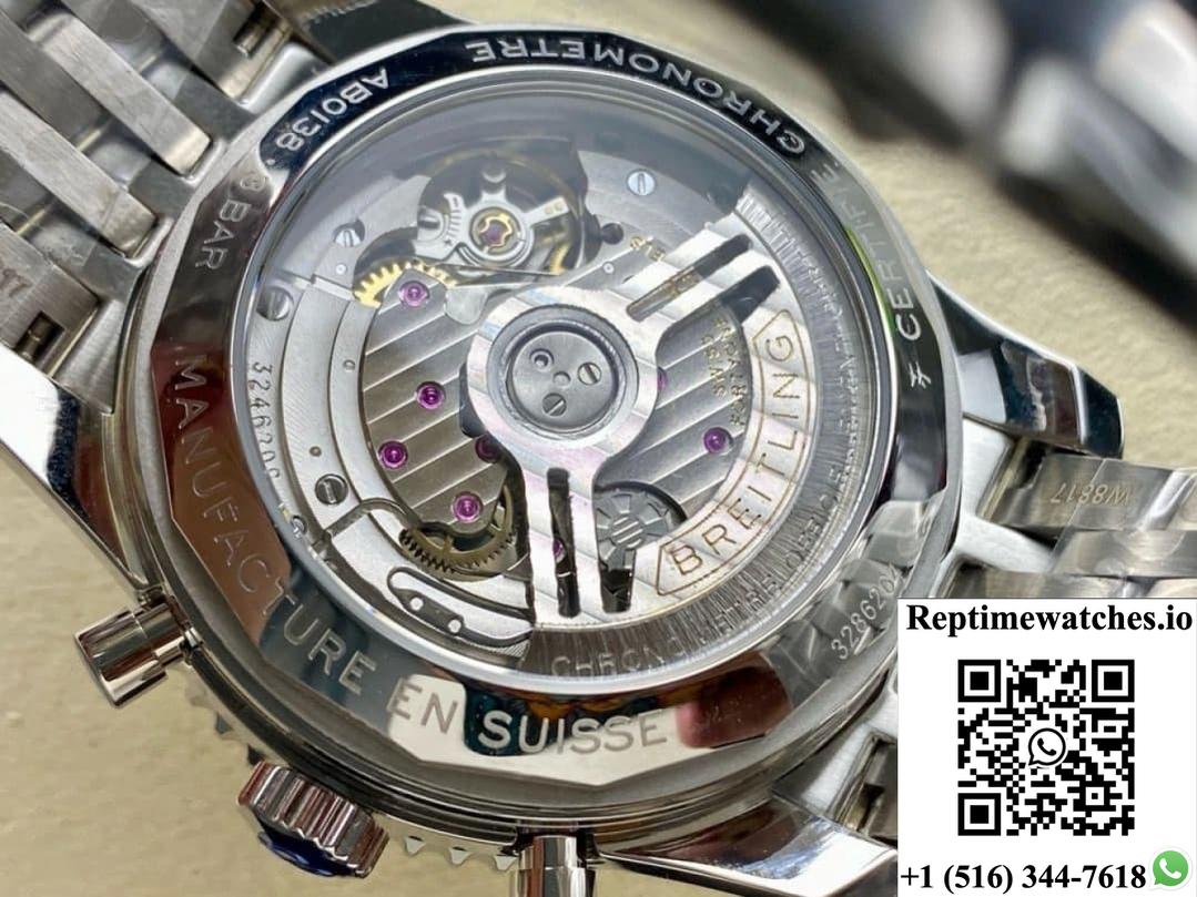 Breitling Navitimer 1 AB0138241G1A1 BLS Factory Date display
