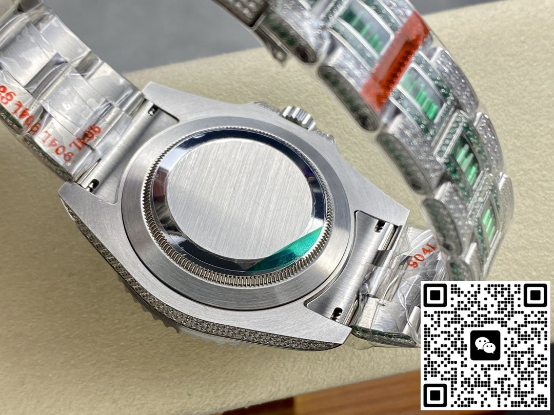 Rolex GMT Master 116769TBR-74780B AMG factory diamond bezel