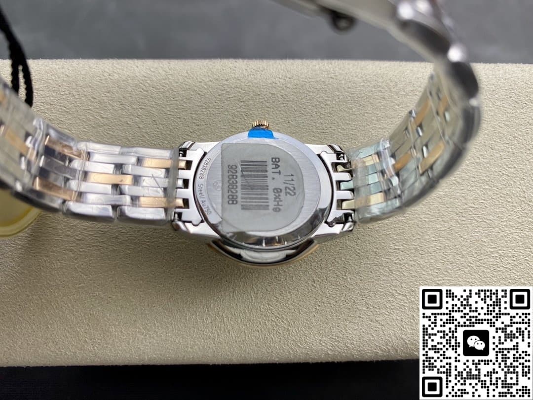 Omega De Ville 424.20.27.60.52.002 3S factory two-color strap