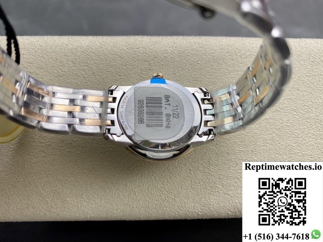 Omega De Ville 424.20.27.60.52.002 3S factory two-color strap