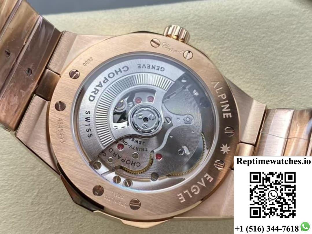 Chopard Snow Mountain Pride Wing 295363-5001 Gh Factory Rose Gold-Rep Time Watches