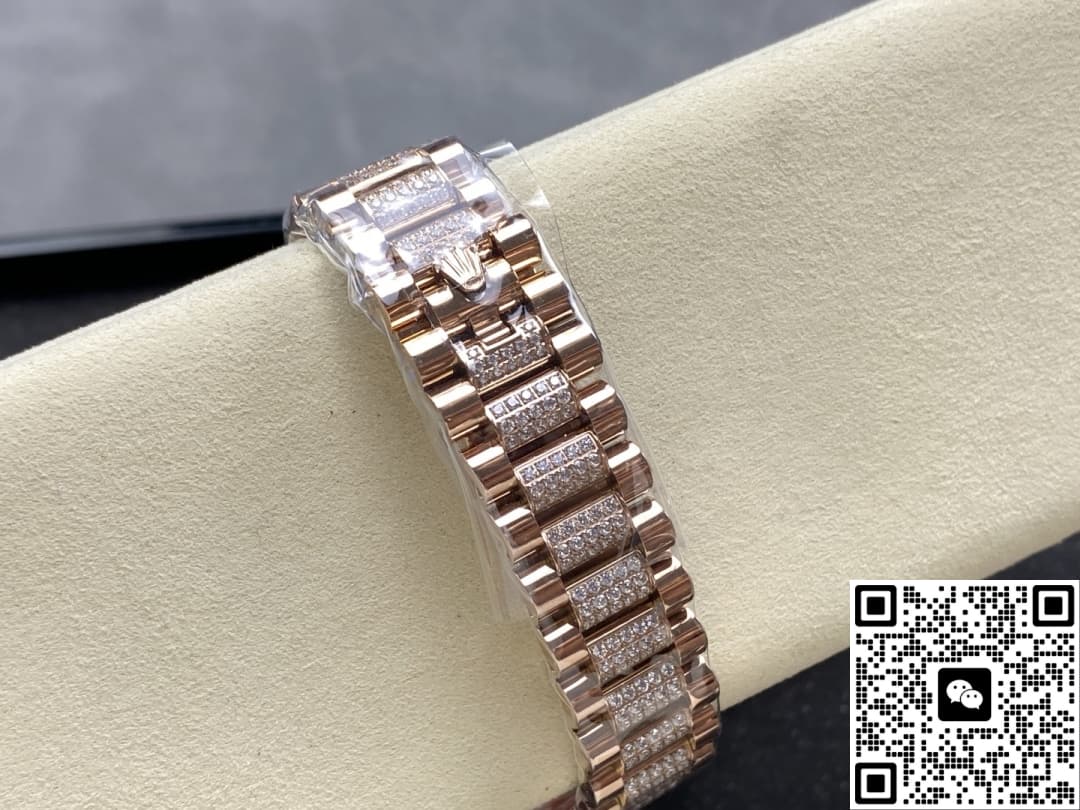 Rolex Day-Date M128345rbr-0069 8+ Factory Diamond Dial