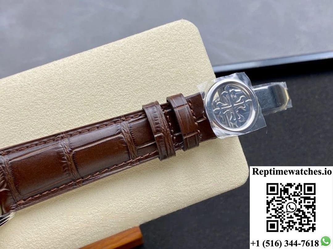 Patek Philippe Grand Complications 5320G-011 GR Factory Alligator Leather Strap