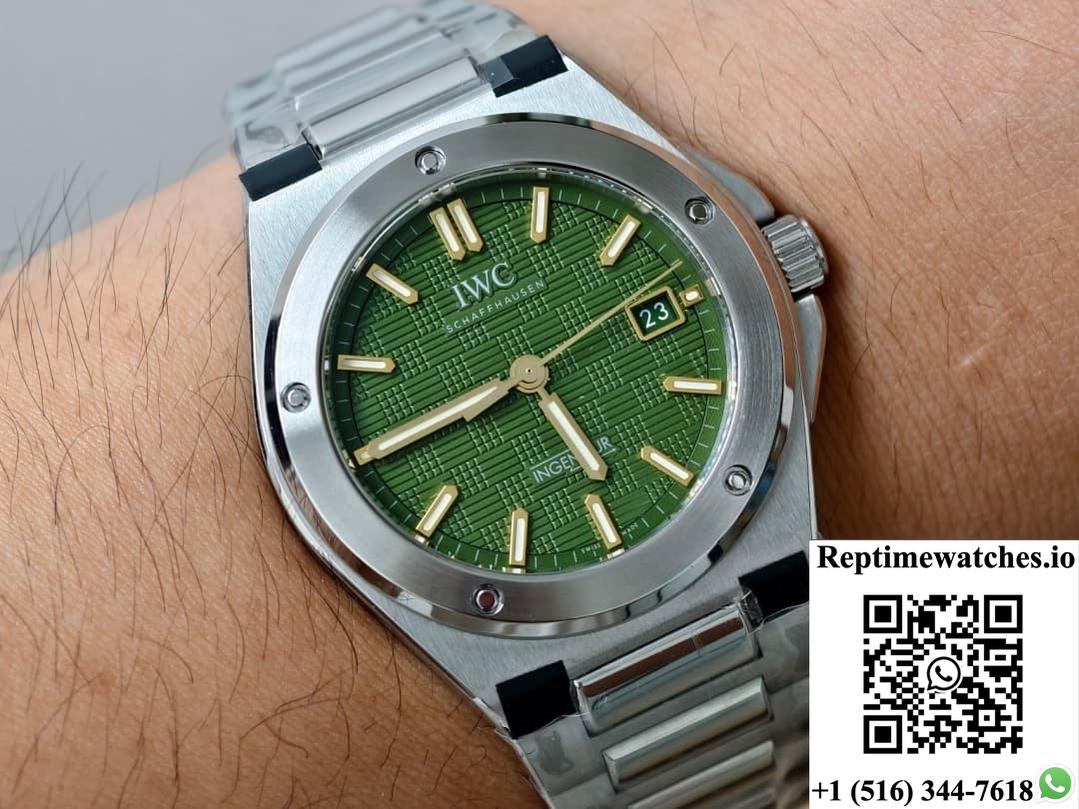 IWC Engineer IW328908 V7 Factory Green Dial