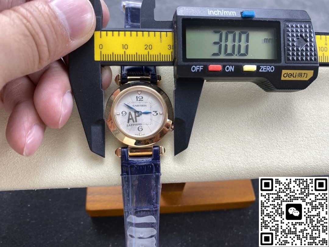 Cartier Pasha WGPA0027 AF Factory Silver-white Dial