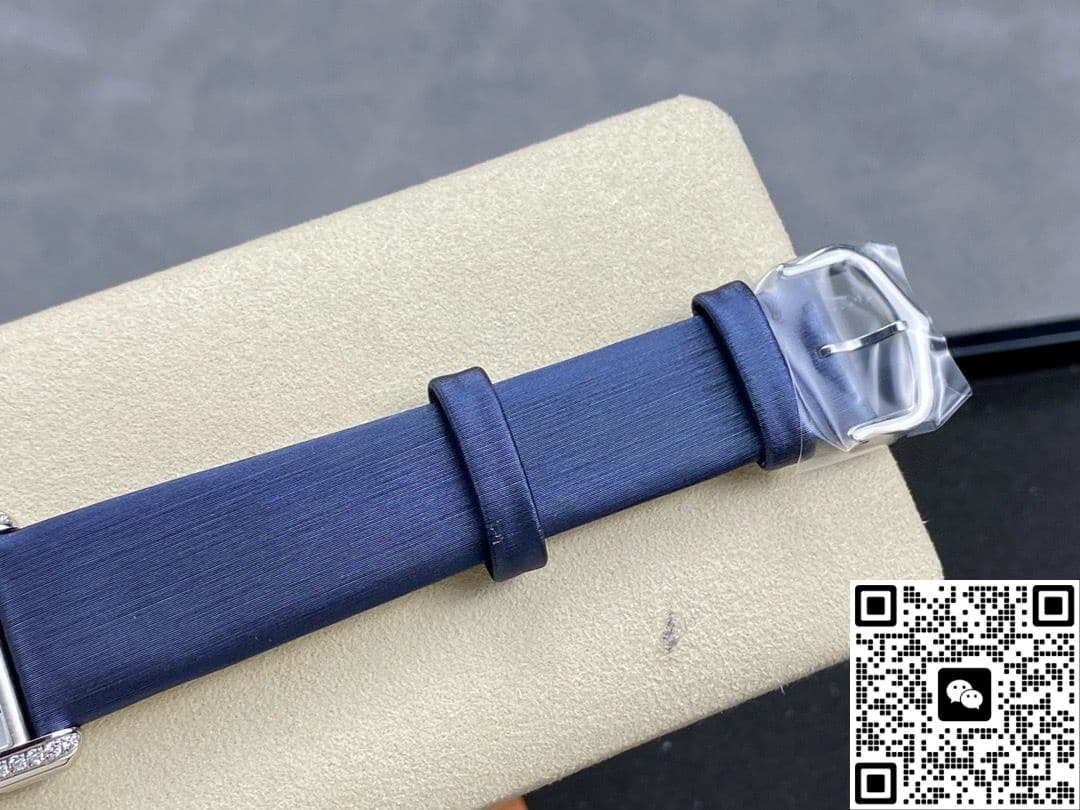 Cartier Tank W4TA0017 F1 Factory Blue Strap