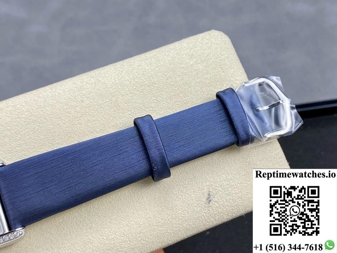 Cartier Tank W4TA0017 F1 Factory Blue Strap