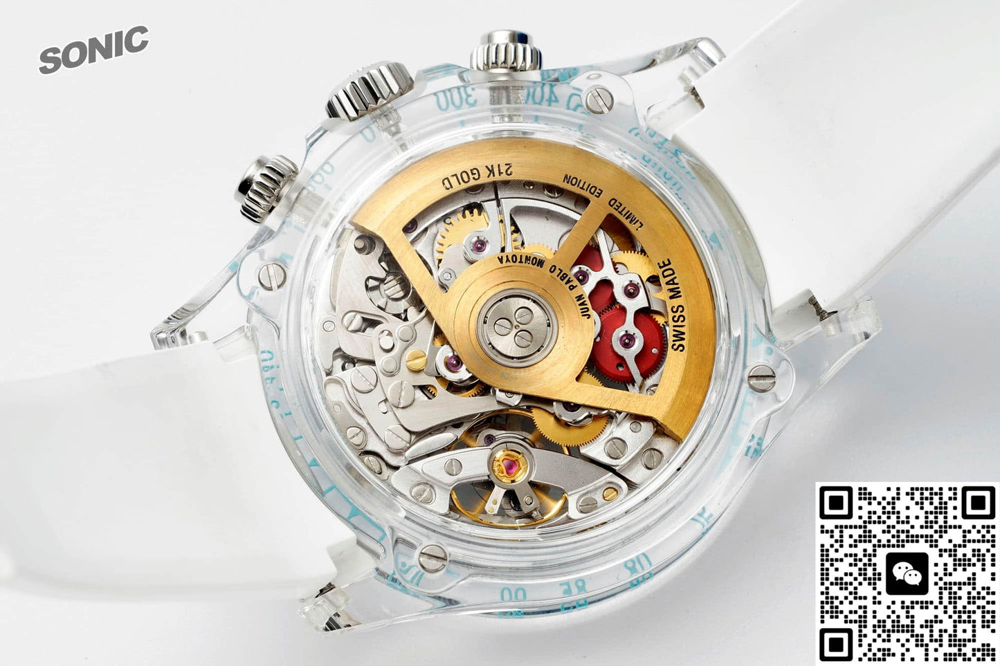 Rolex Cosmograph Daytona Sonic Factory Crystal Case