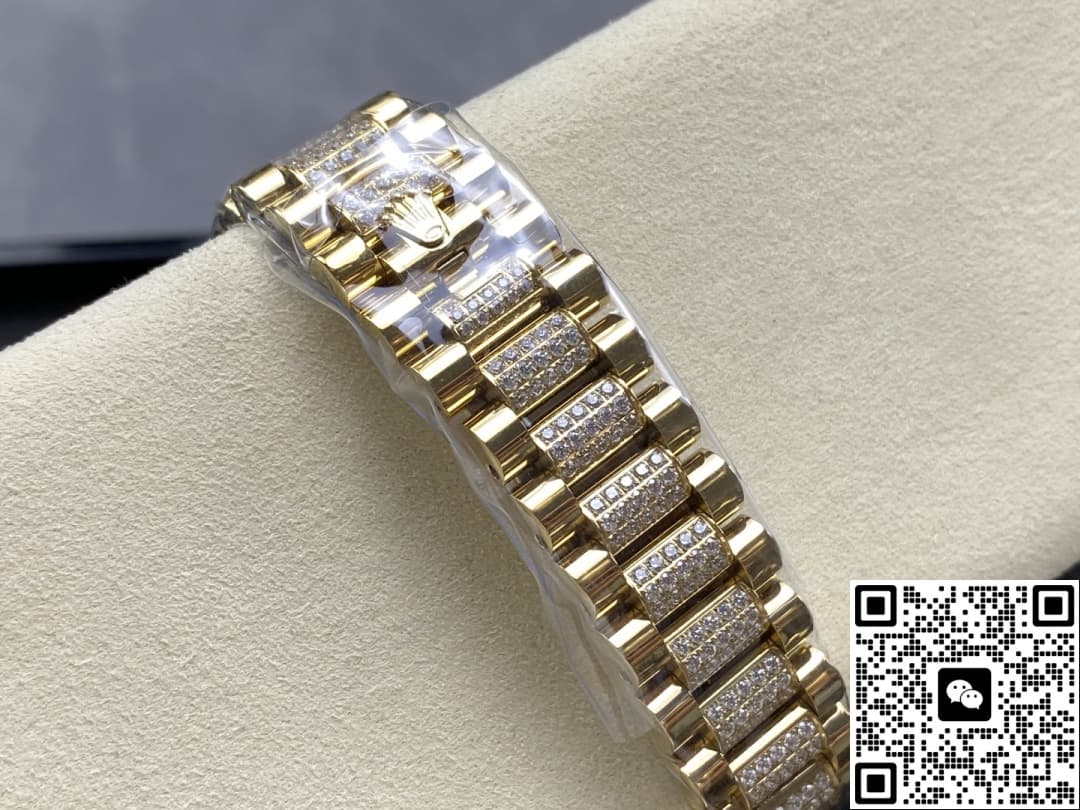 Rolex Day-Date 128238-0048 8+ Factory Malachite Dial