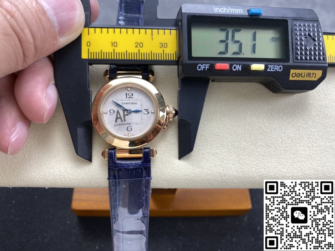 Cartier Pasha WGPA0027 AF Factory Silver-white Dial
