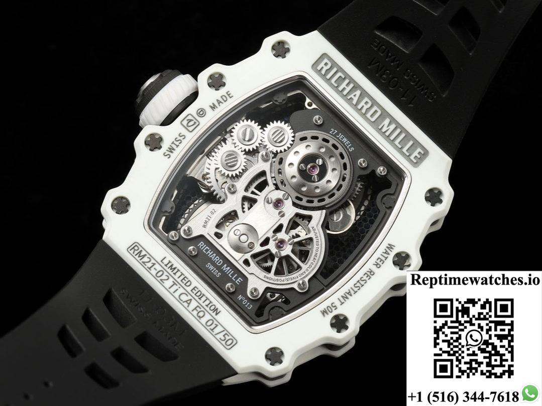 Richard Miller RM21-02 NEW Factory Tourbillon Skeleton Dial