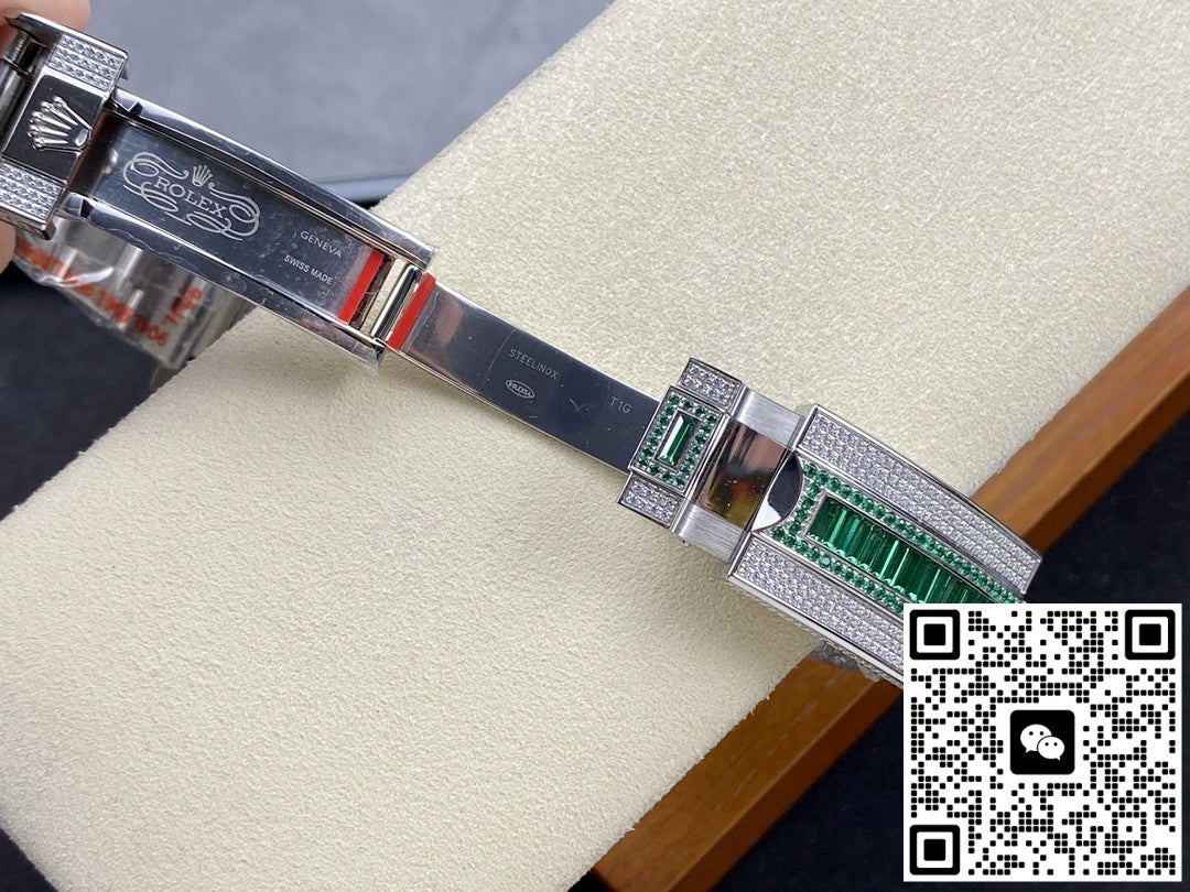 Rolex GMT Master 116769TBR-74780B AMG factory diamond bezel