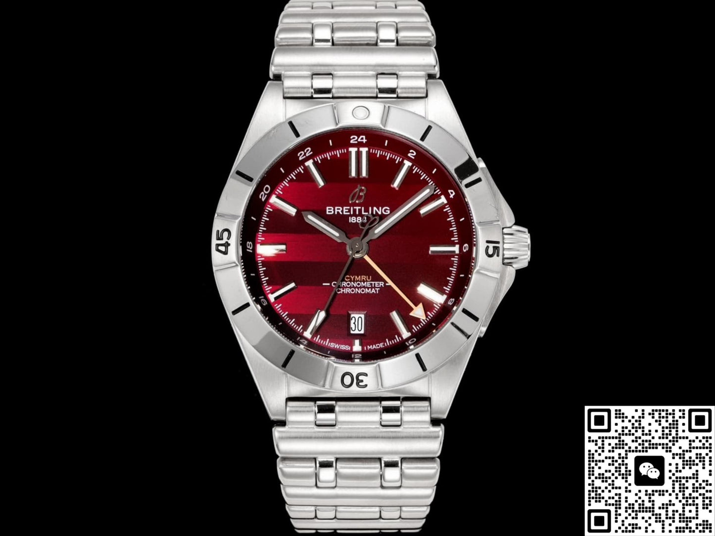 Breitling Chronomat A323988B1K1A1 BLS Factory Date Display
