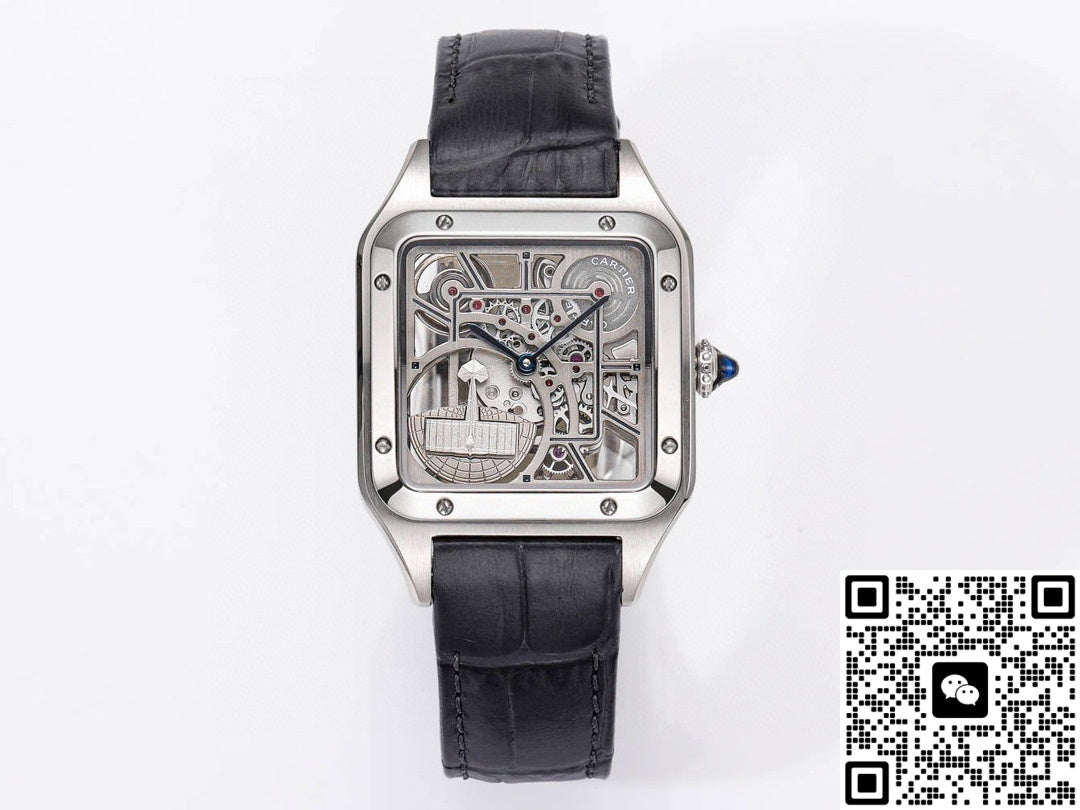 Cartier Santos WHSA0032 CLG Factory Alligator Leather Strap