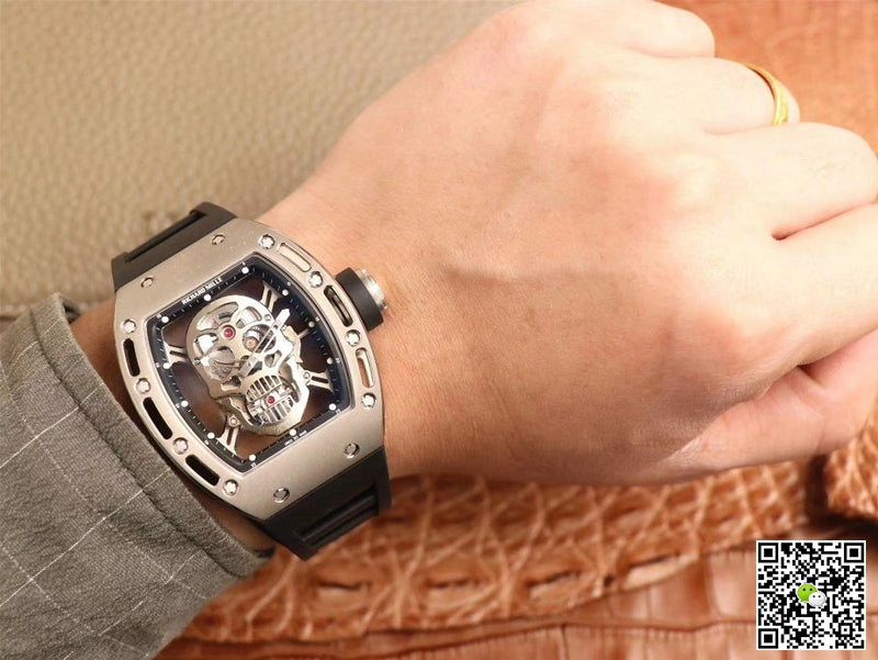 Richard Mille RM052 ZF Factory Silver Titanium Skull Dial