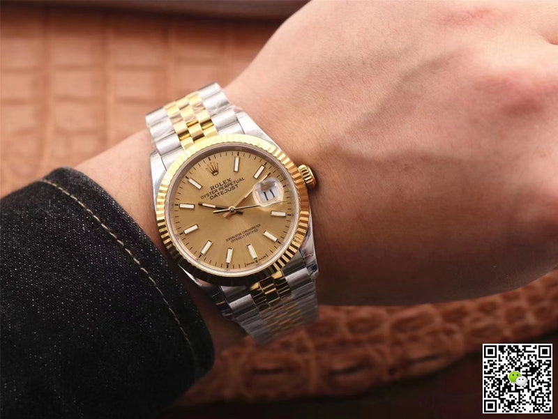 Rolex Datejust M126233-0015 EW Factory Champagne Dial