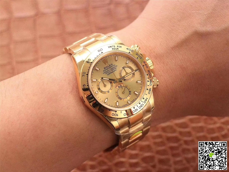 Rolex Daytona Cosmograph M116508-0003 Noob Factory Gold Dial