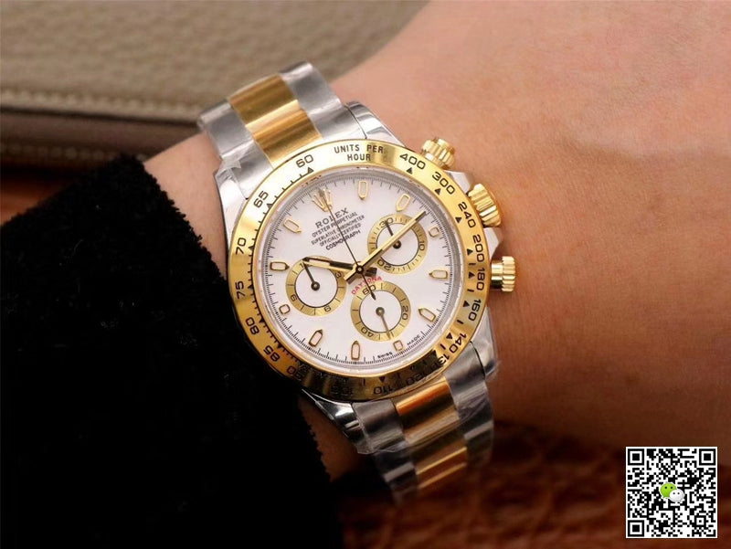 Rolex Daytona Cosmograph m116503-0001 Noob Factory White Dial