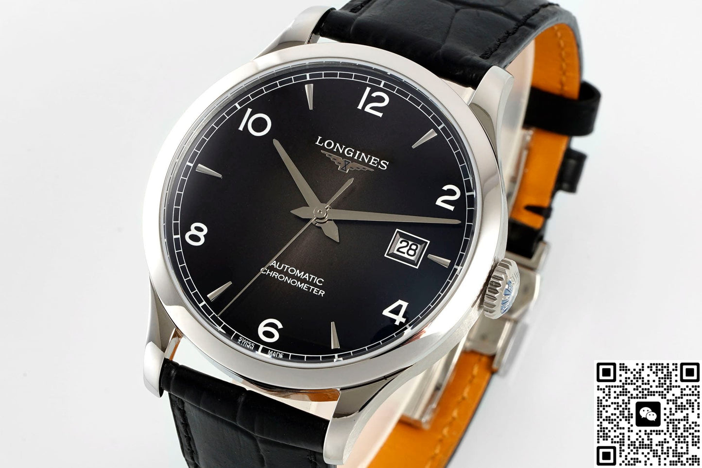 Longines Record Collection L2.821.4.56.2 AF Factory Crocodile Skin