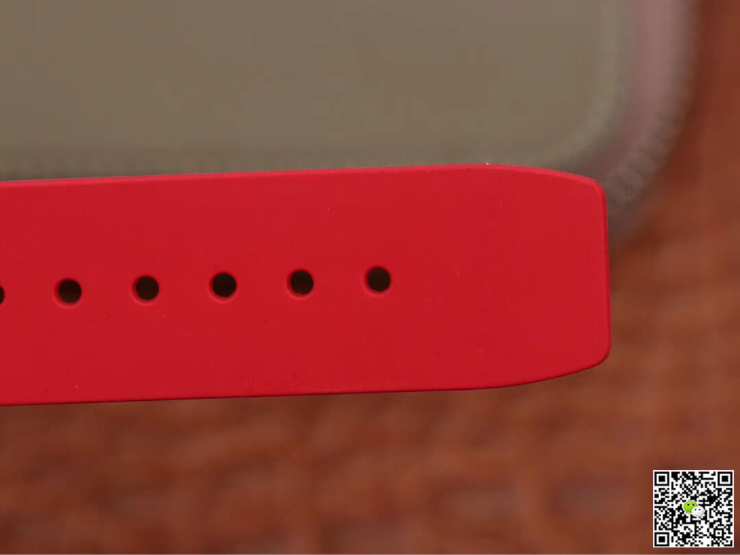 Richard Mille RM53-01 KV Factory White TPT Carbon Fiber Red Strap