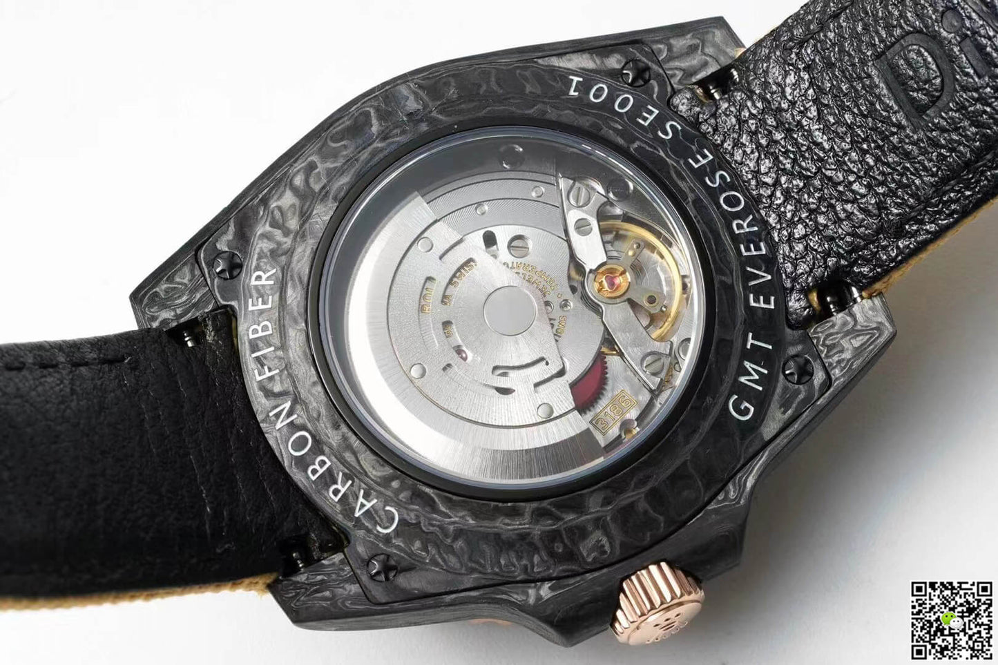 Rolex GMT-MASTER II Diw Carbon Fiber Yellow Fabric Strap
