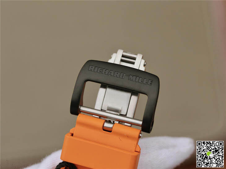 Richard Mille RM11-03 KV Factory Carbon Fiber Orange Strap