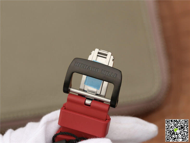 Richard Mille RM11-03 KV Factory Carbon Fiber Red Strap