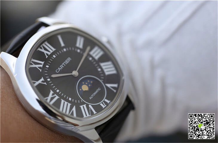 Drive De Cartier Moonphase WGNM0009 Black Dial