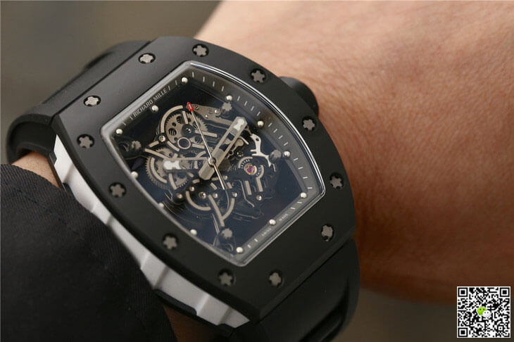 Richard Mille RM055 KV Factory Ceramics Black Strap