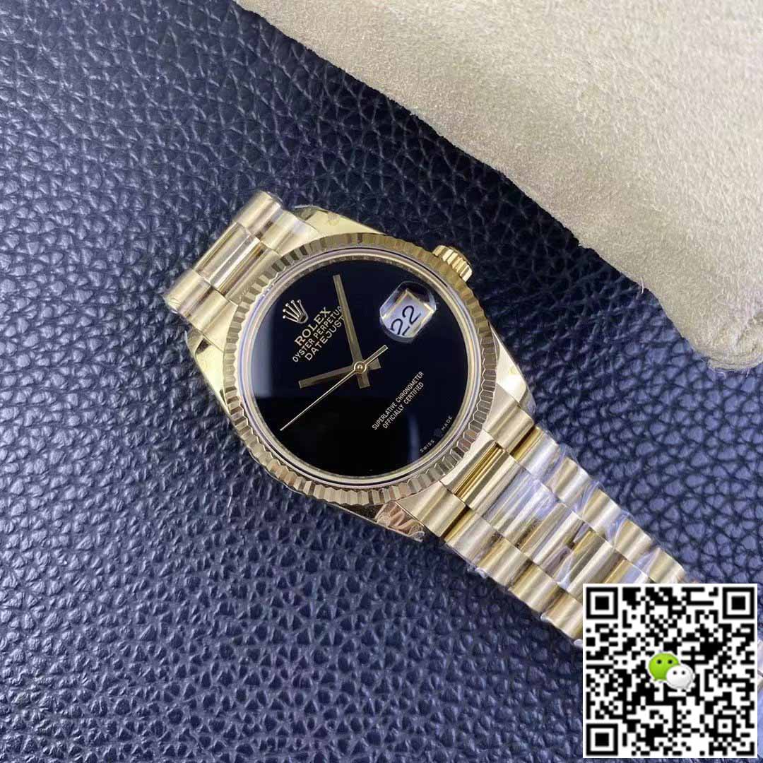 Rolex Day Date 18038 GM Factory Black Dial