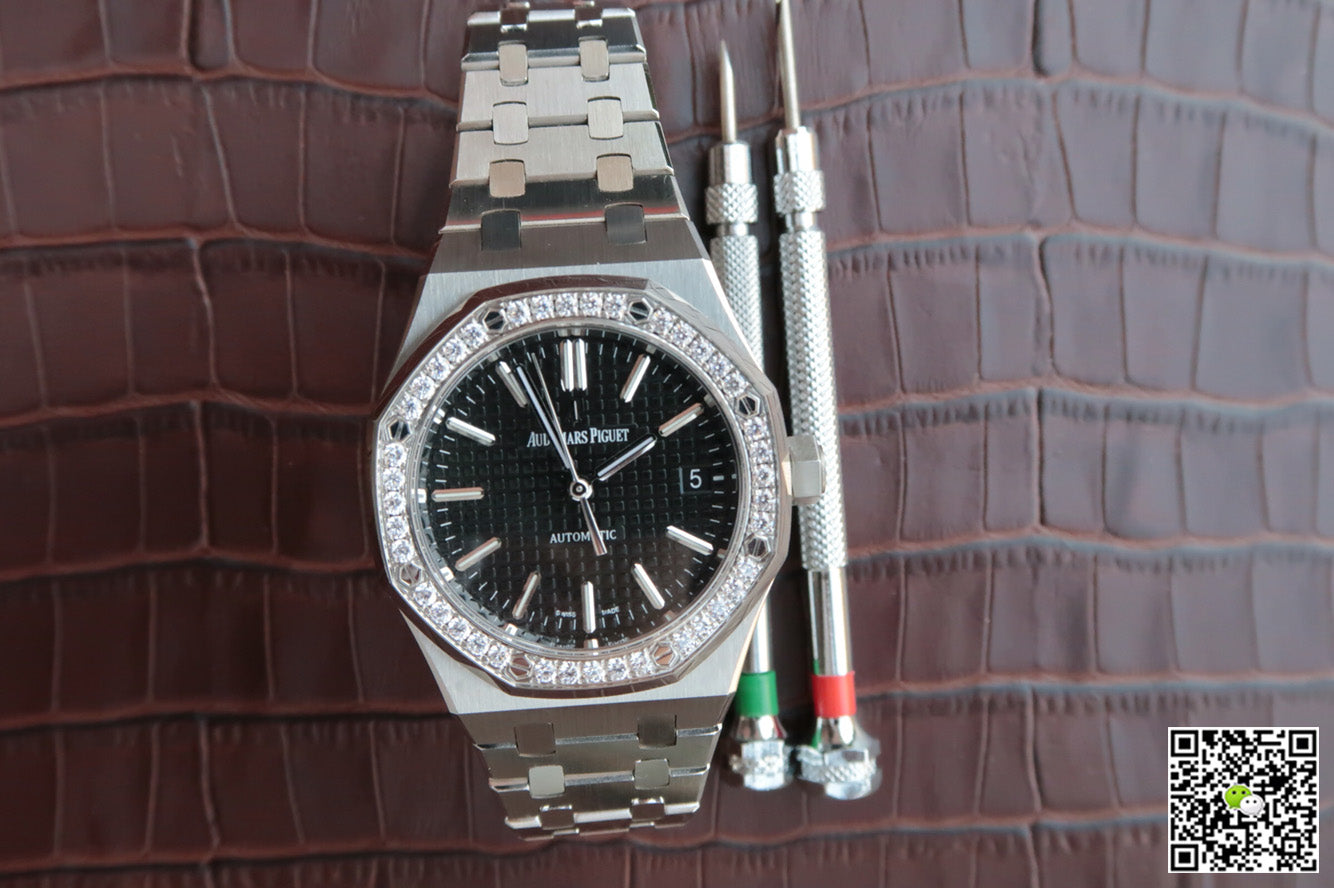 Audemars Piguet Royal Oak 15400/15450 Couple Watch JF Factory Black Dial