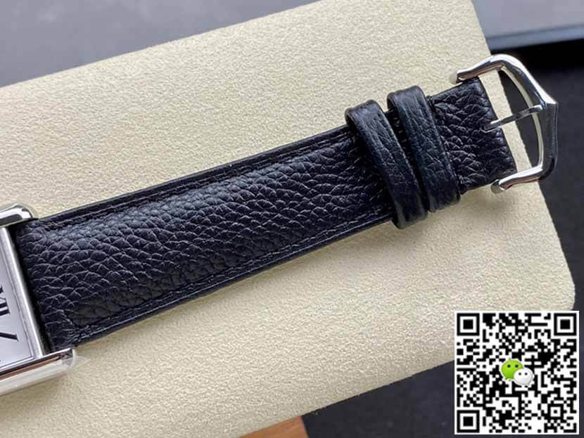 Cartier Tank WSTA0041 K11 Factory Silver White Dial