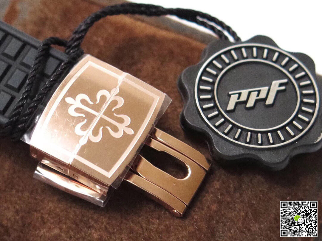 Patek Philippe Aquanaut PPF Factory Rose Gold Black Dial