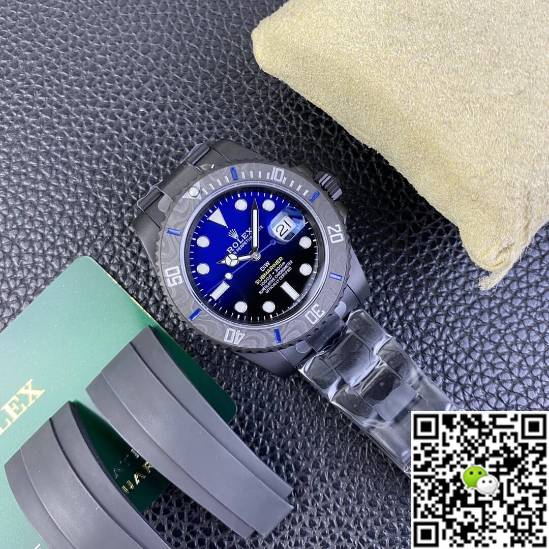 Rolex Submariner VS Factory Carbon Fiber Blue Gradient Dial