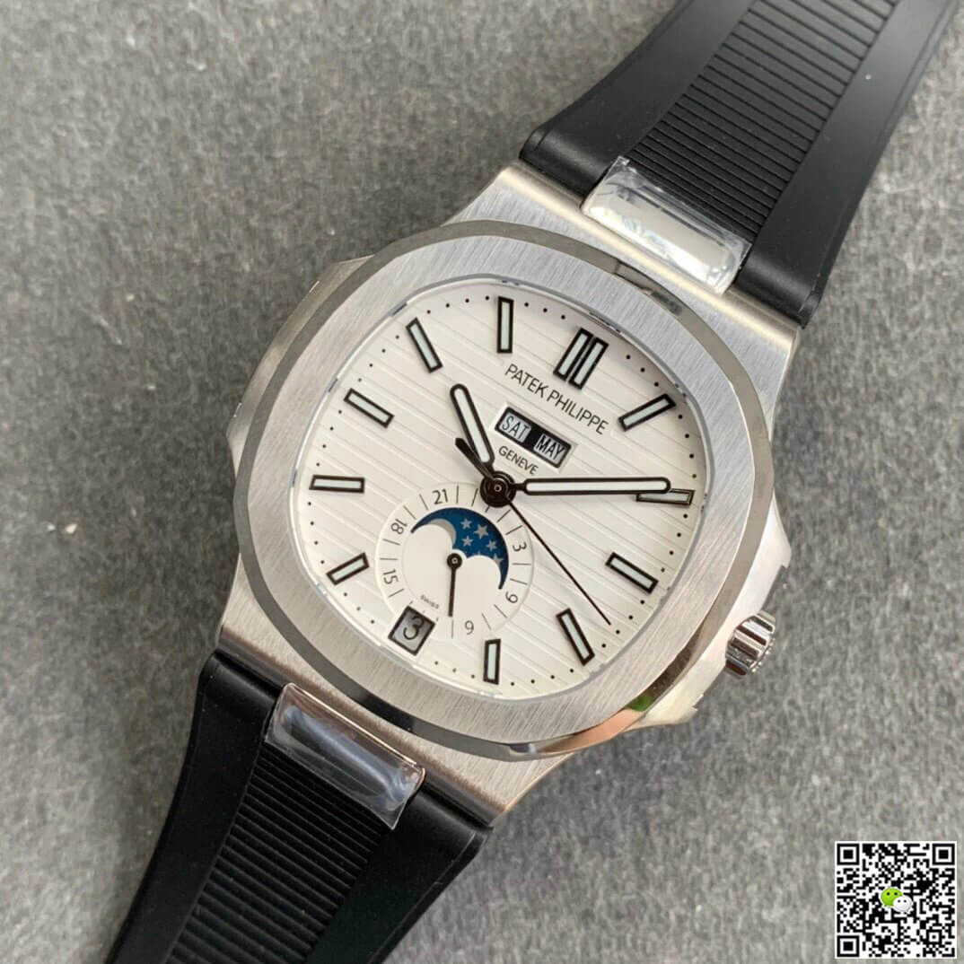 Patek Philippe Nautilus 5726 Moonphase GR Factory V2 White Dial