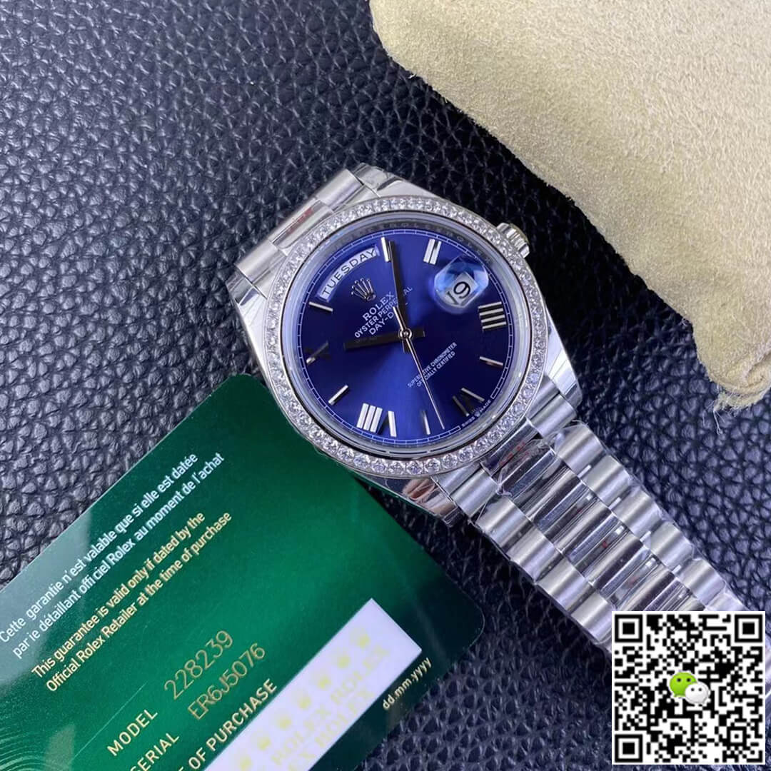 Rolex Day Date 228349RBR-0005 EW Factory Diamond Bezel