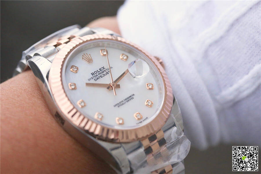 Rolex Datejust M126331-0014 EW Factory White Mother-Of-Pearl Dial
