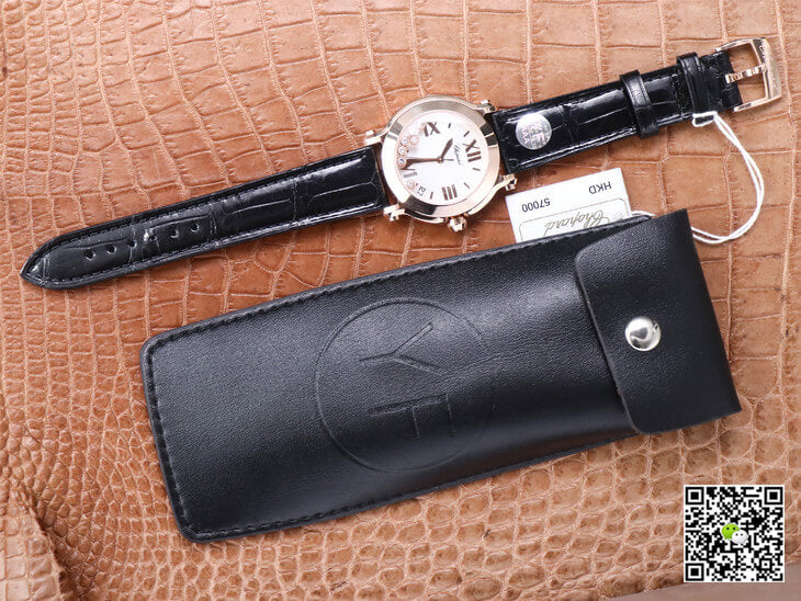 Chopard Happy Sport 278492 YF Factory White Dial Rose Gold