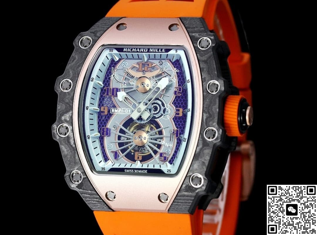 Richard Mille RM21-01 RM Factory Orange Strap
