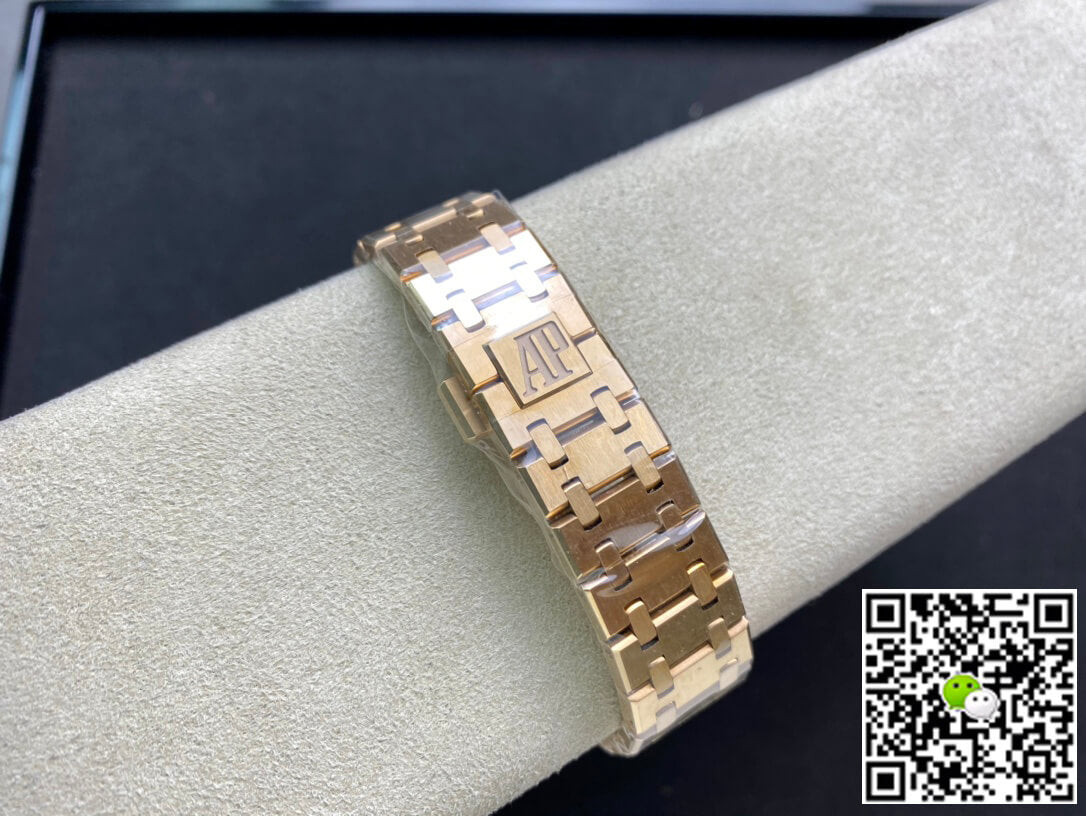 Audemars Piguet Royal Oak Quartz 67650OR.OO.1261OR.01 JF Factory White Dial