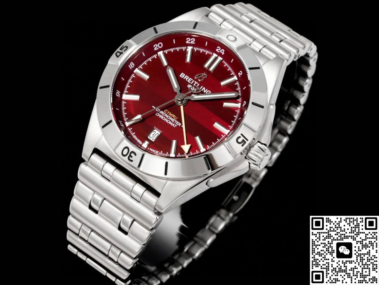 Breitling Chronomat A323988B1K1A1 BLS Factory Date Display