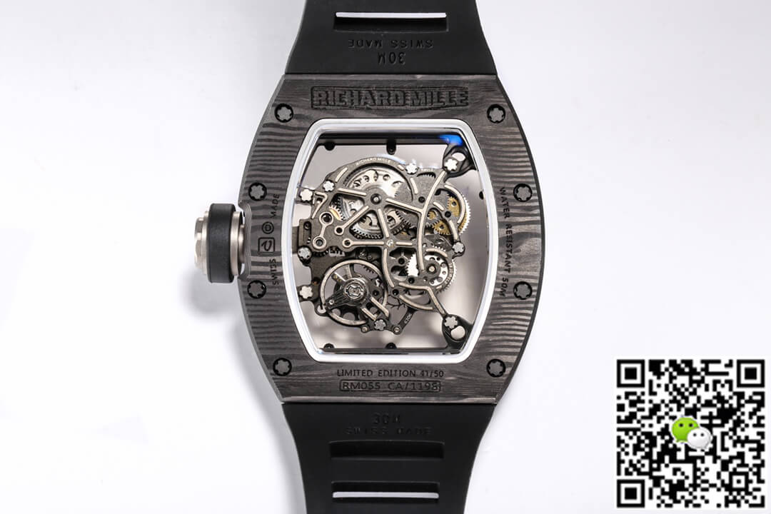 Richard Mille RM055 NTPT BBR Factory Black Carbon Fiber Dial