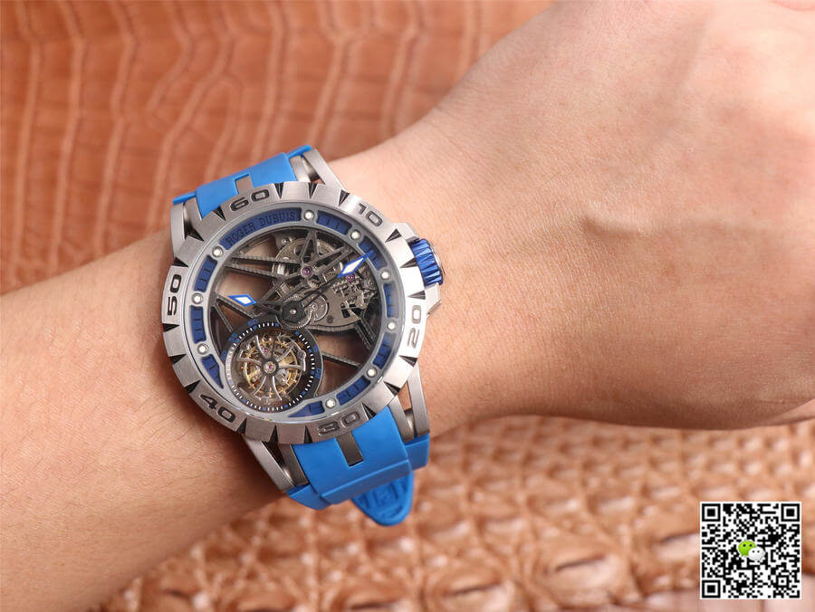 Roger Dubuis Excalibur Spidr RDDBEX0479 JB Factory Tourbillon Skeleton Dial
