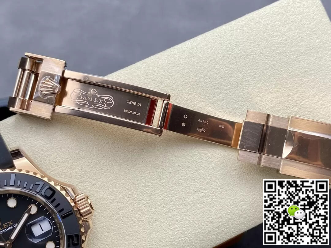 Rolex Yacht Master M126655-0002 Clean Factory Rose Gold Black Dial