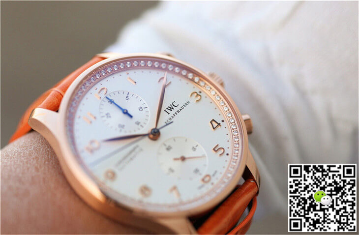 IWC Portuguese ZF Factory Orange Cowhide Strap