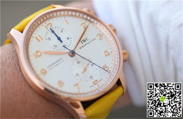 IWC Portuguese ZF Factory Yellow Cowhide Strap