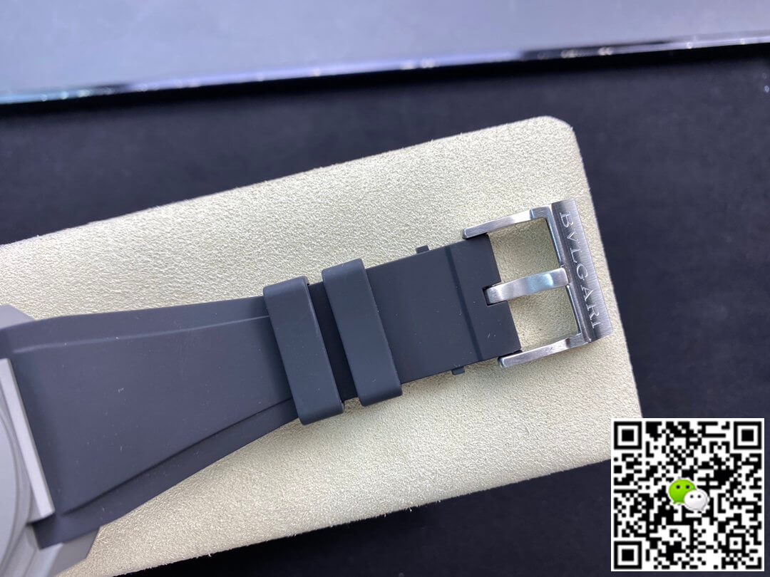 Bvlgari Octo Finissimo BV Factory V2 Rubber Strap
