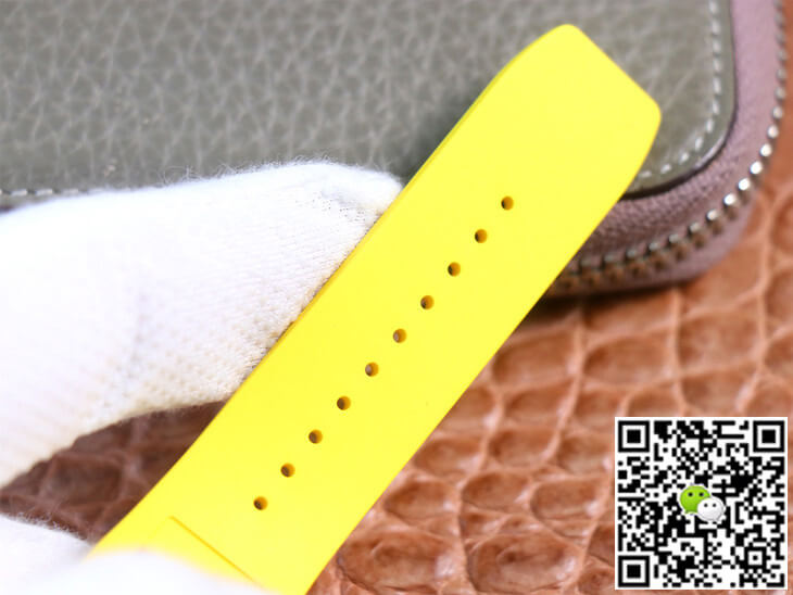 Richard Mille RM35-02 ZF Factory Yellow Rubber Strap
